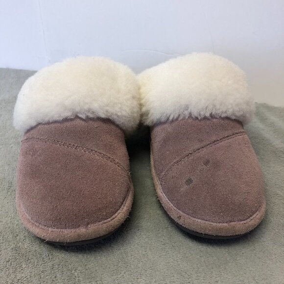 Nunuuk Joy Mauve Sheepskin Lining Indoor/Outdoor Slippers - Picture 3 of 10